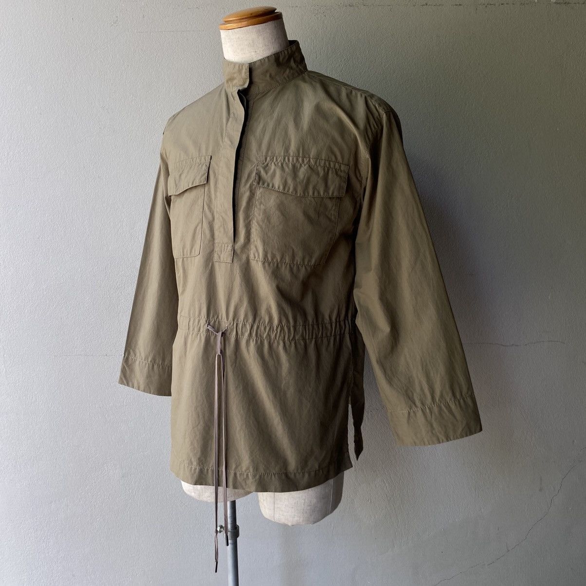 Paul Smith Paul Smith Khaki Mandarin Collar Utility Shirt Size XS / US 0-2 / IT 36-38 - 9 Thumbnail