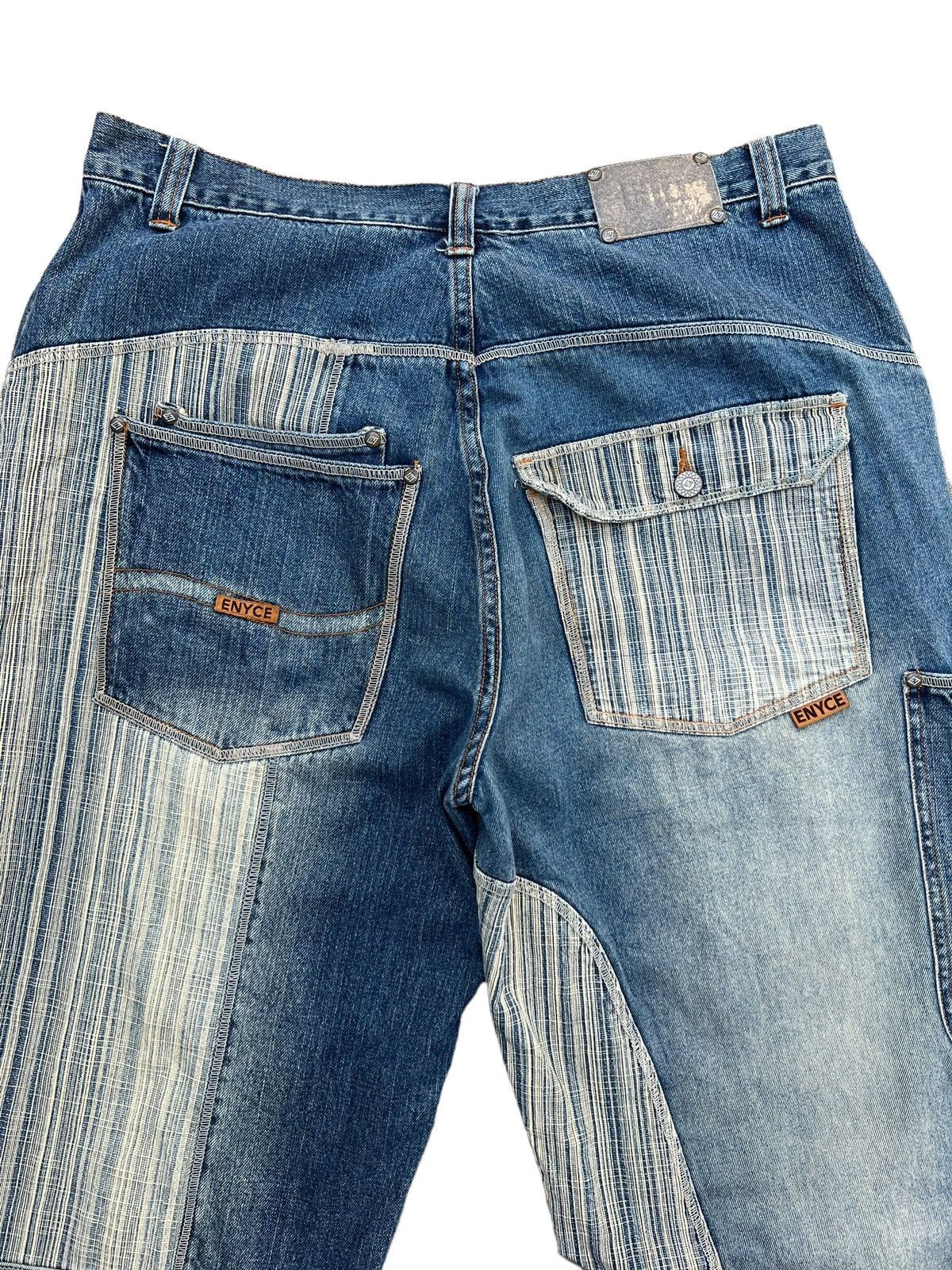 JNCO Enyce Y2K Multipocket Wide Baggy Denim Jeans 37 Size US 37 - 6 Thumbnail