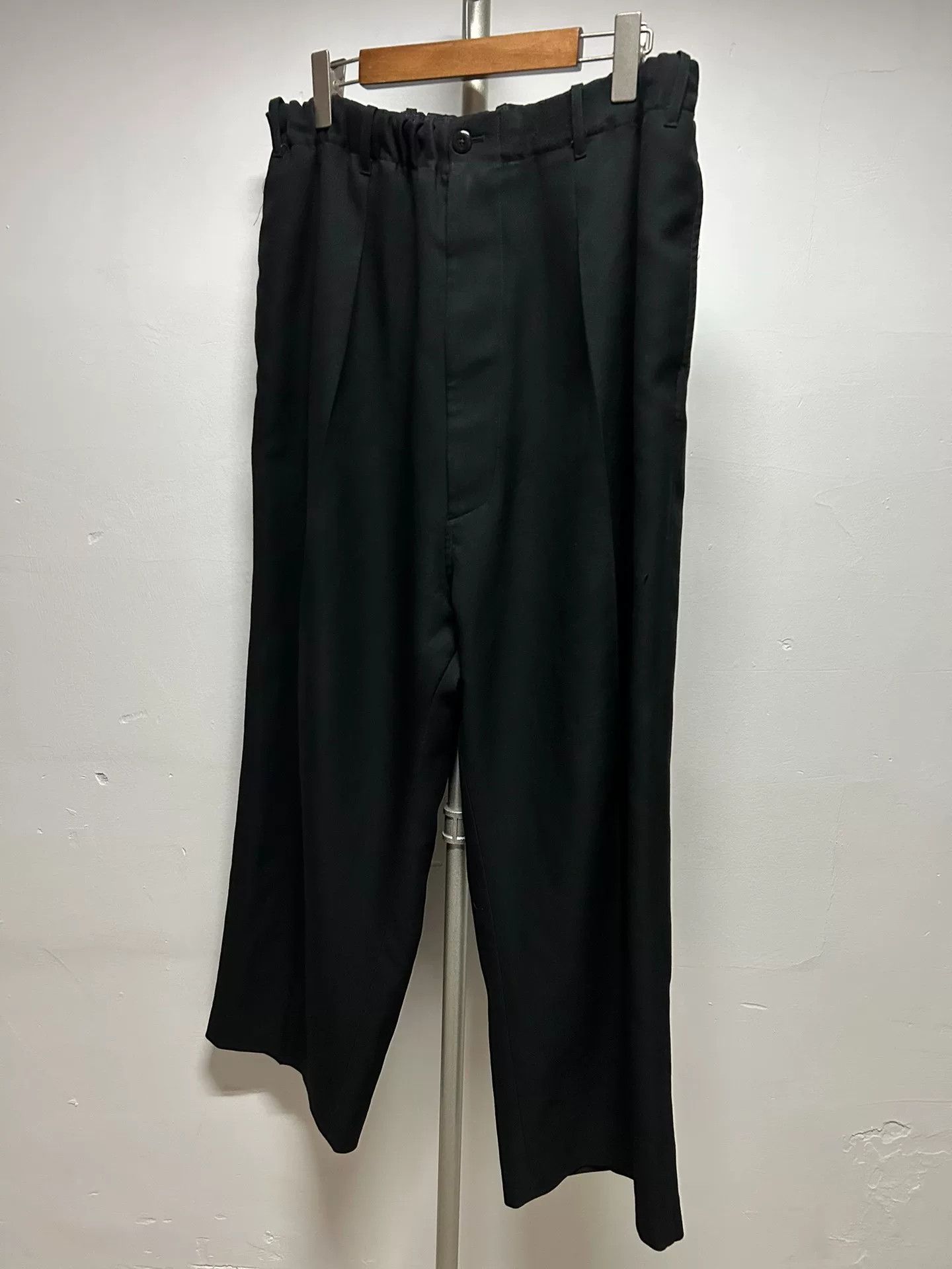 Random Identities Random Identities Wool Wide-Leg Trousers Size US 30 / EU 46 - 1 Thumbnail