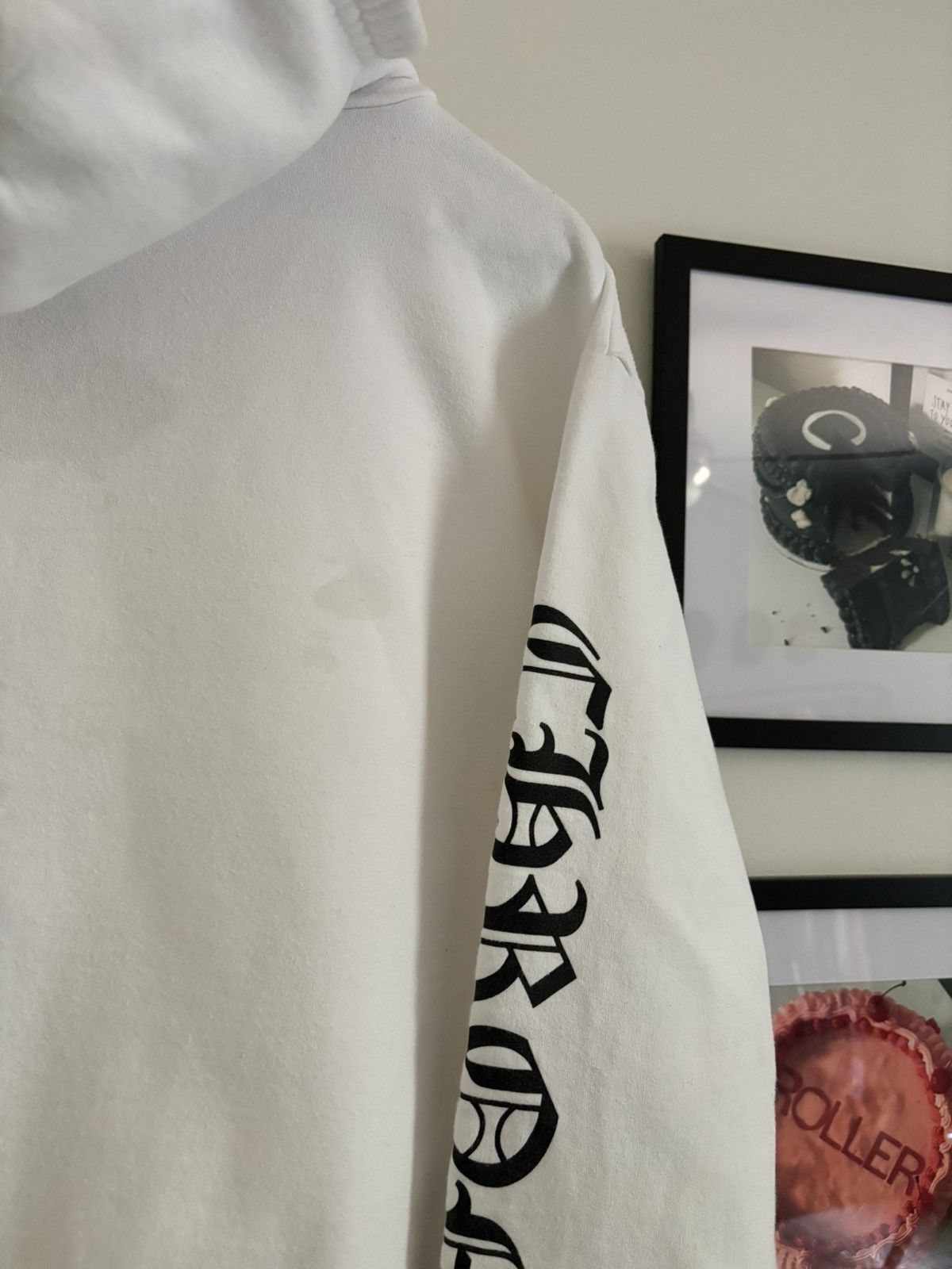 Chrome Hearts WHITE LOGO HOODIE Size US S / EU 44-46 / 1 - 10 Thumbnail