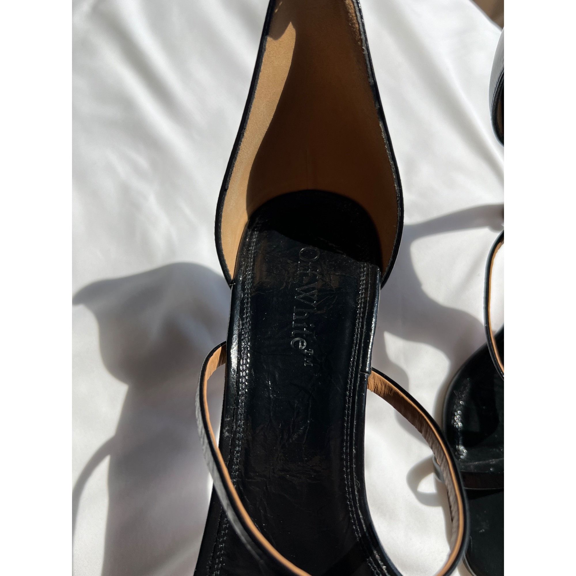 Off-White Off-White Lollipop Leather Womens Heels - Size 39 or 9 Size US 9 / IT 39 - 6 Thumbnail