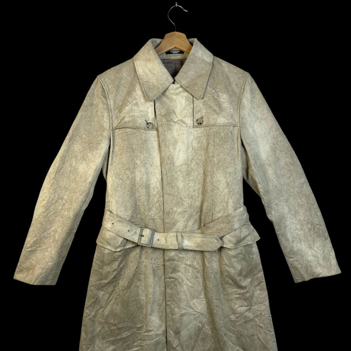 Tornado Mart 🇯🇵 TORNADO MART MOLESKIN BELTED TRENCH COAT Size US M / EU 48-50 / 2 - 2 Thumbnail