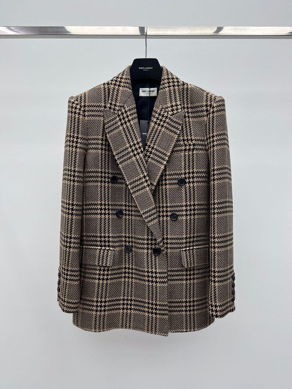 Yves Saint Laurent Yves Saint Laurent Wool Blazer Jacket YSL Vintage Coat Size L / US 10 / IT 46 - 1 Thumbnail