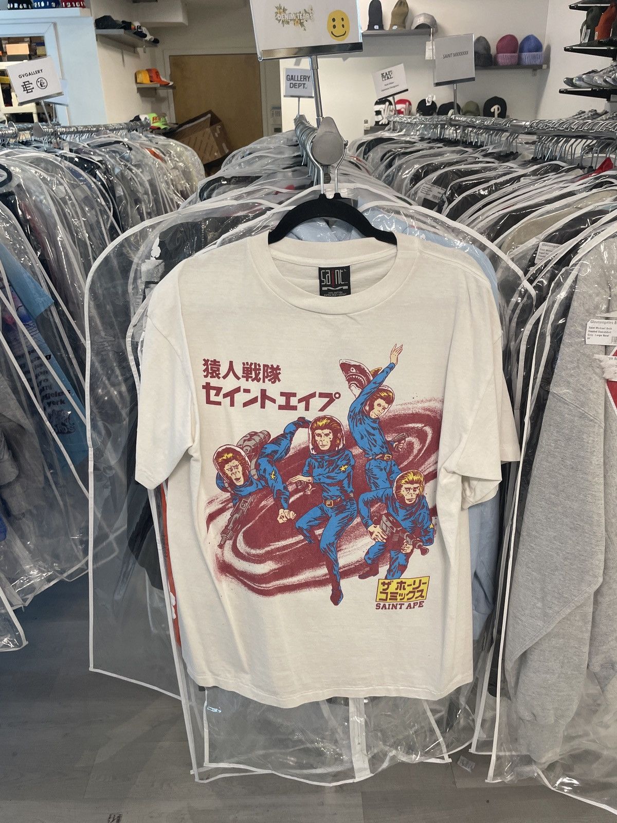Bape × Saint Michael Saint Michael x Bape Space Shirt Size US M / EU 48-50 / 2 - 1 Thumbnail