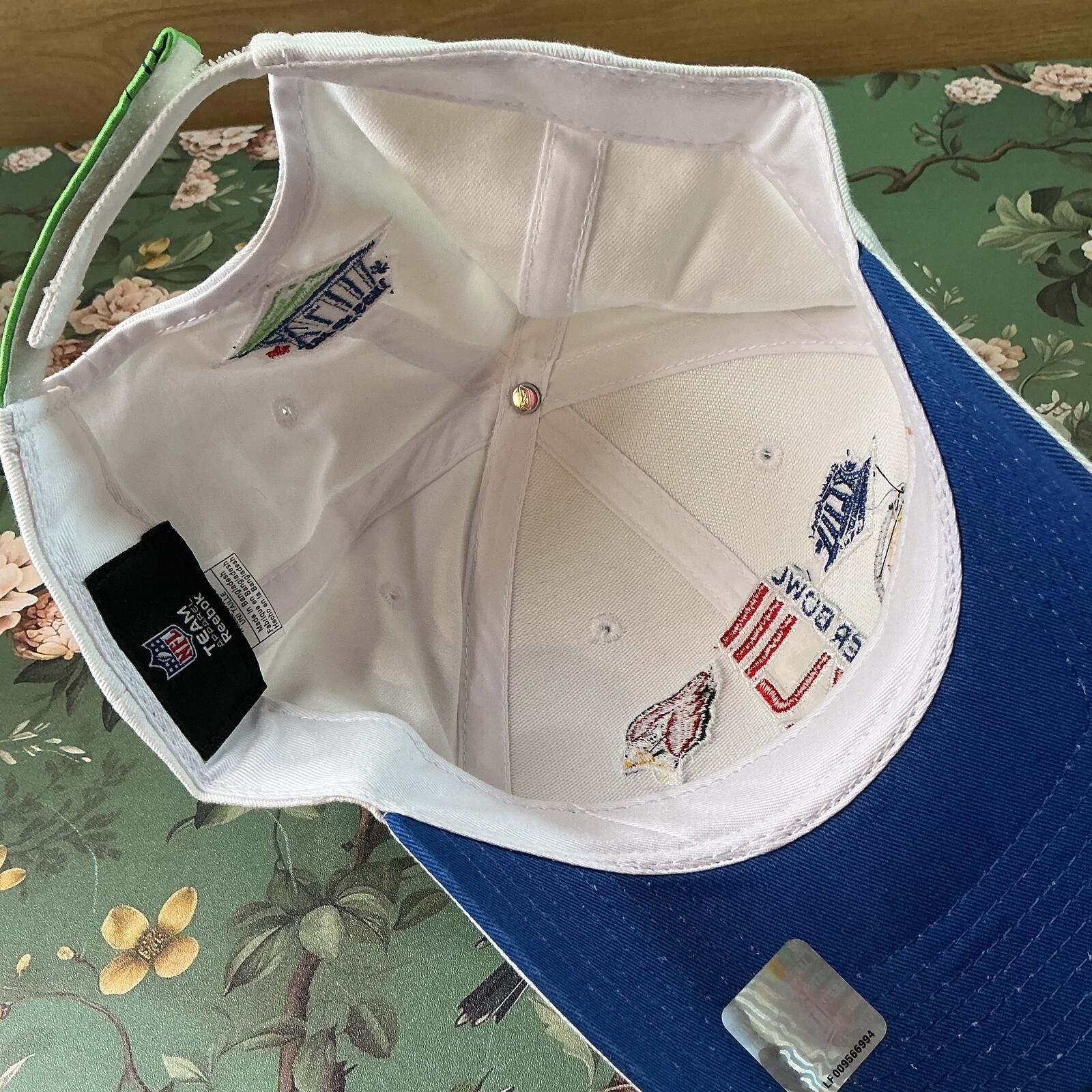 Reebok Reebok Hat White NFL Cardinals Steelers Tampa 2009 Strapback Size ONE SIZE - 7 Thumbnail