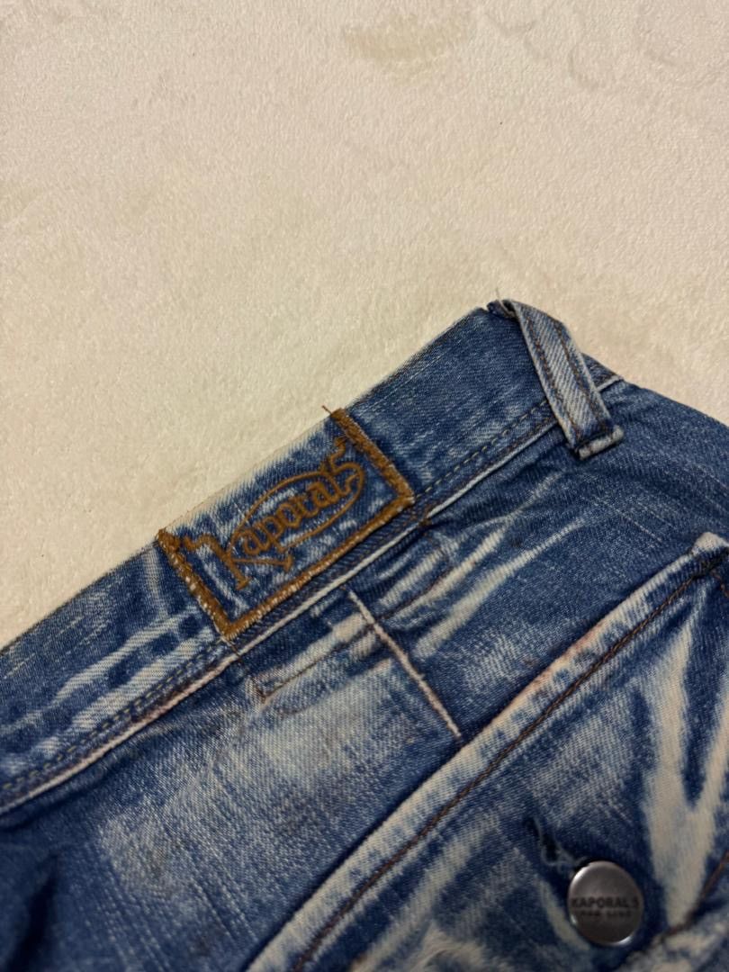 PPFM 💥WIDE💥90's KAPITAL STYLE JAPAN KAPOTAL BUSHPANTS INSANE JEAN Size US 33 - 20 Thumbnail