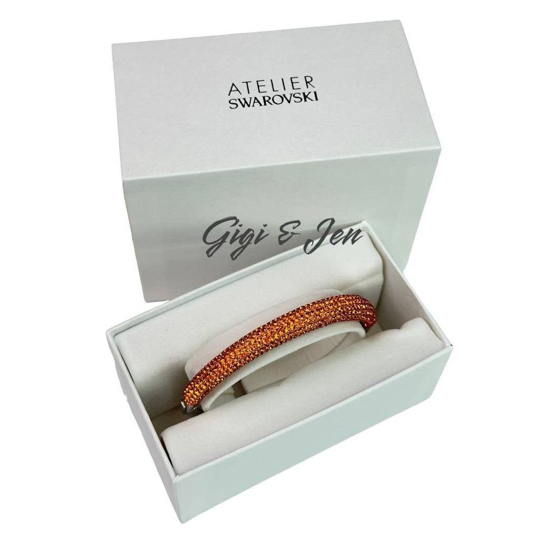 Swarovski Swarovski atelier Tigris bangle Orange M Bracelet Size ONE SIZE - 1 Thumbnail