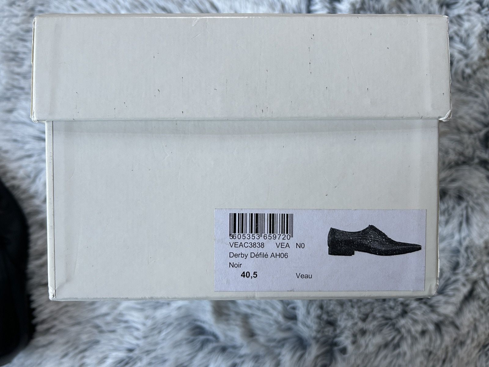 Dior Dior Homme AW06 "These Grey Days" Derby Shoes – Look 22 Size US 8.5 / EU 41-42 - 8 Thumbnail