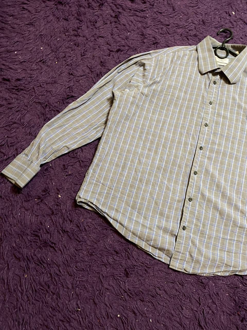 Yves Saint Laurent Y2K gray print shirt Yves Saint Laurent luxury Vintage Size US XL / EU 56 / 4 - 6 Thumbnail