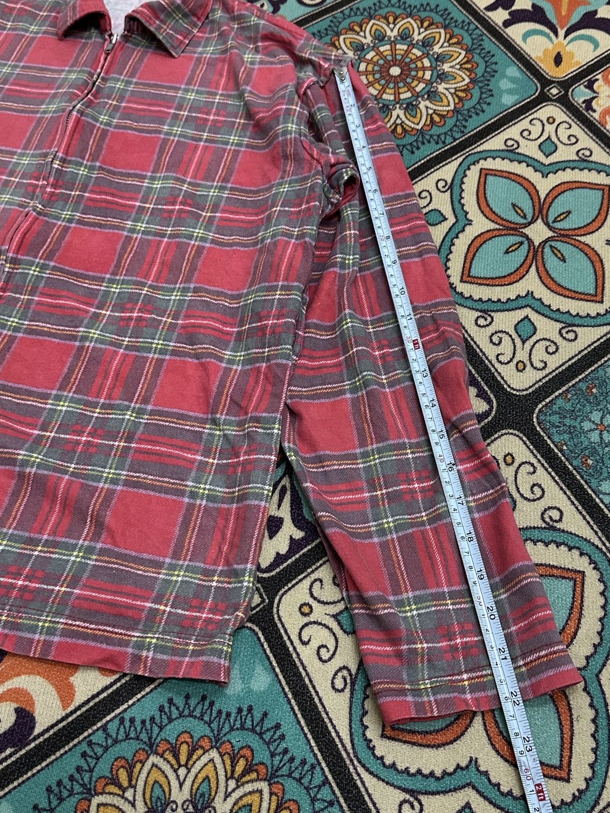 Comme des Garcons SS2005 Comme des Garcons Plaid Tartan Zipper Polos Jacket Size US M / EU 48-50 / 2 - 8 Thumbnail