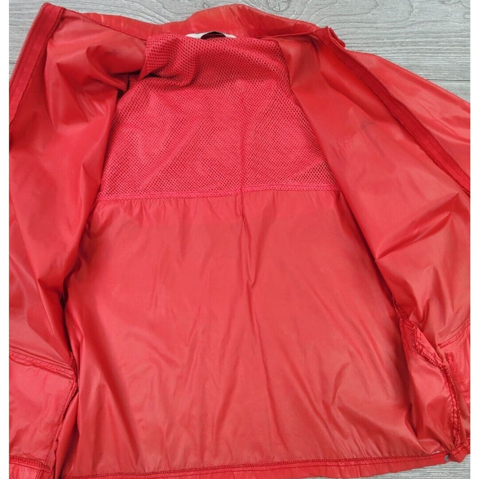 Vintage VINTAGE West Wind Jacket Mens Red Nylon Full Zip Windbreaker 1988 Olympics USA Logo Zipper Pull Size US M / EU 48-50 / 2 - 7 Thumbnail
