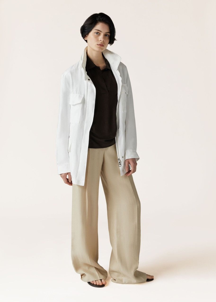 Loro Piana o1srvl11e0424 Jacket in White Size XS / US 0-2 / IT 36-38 - 3 Thumbnail