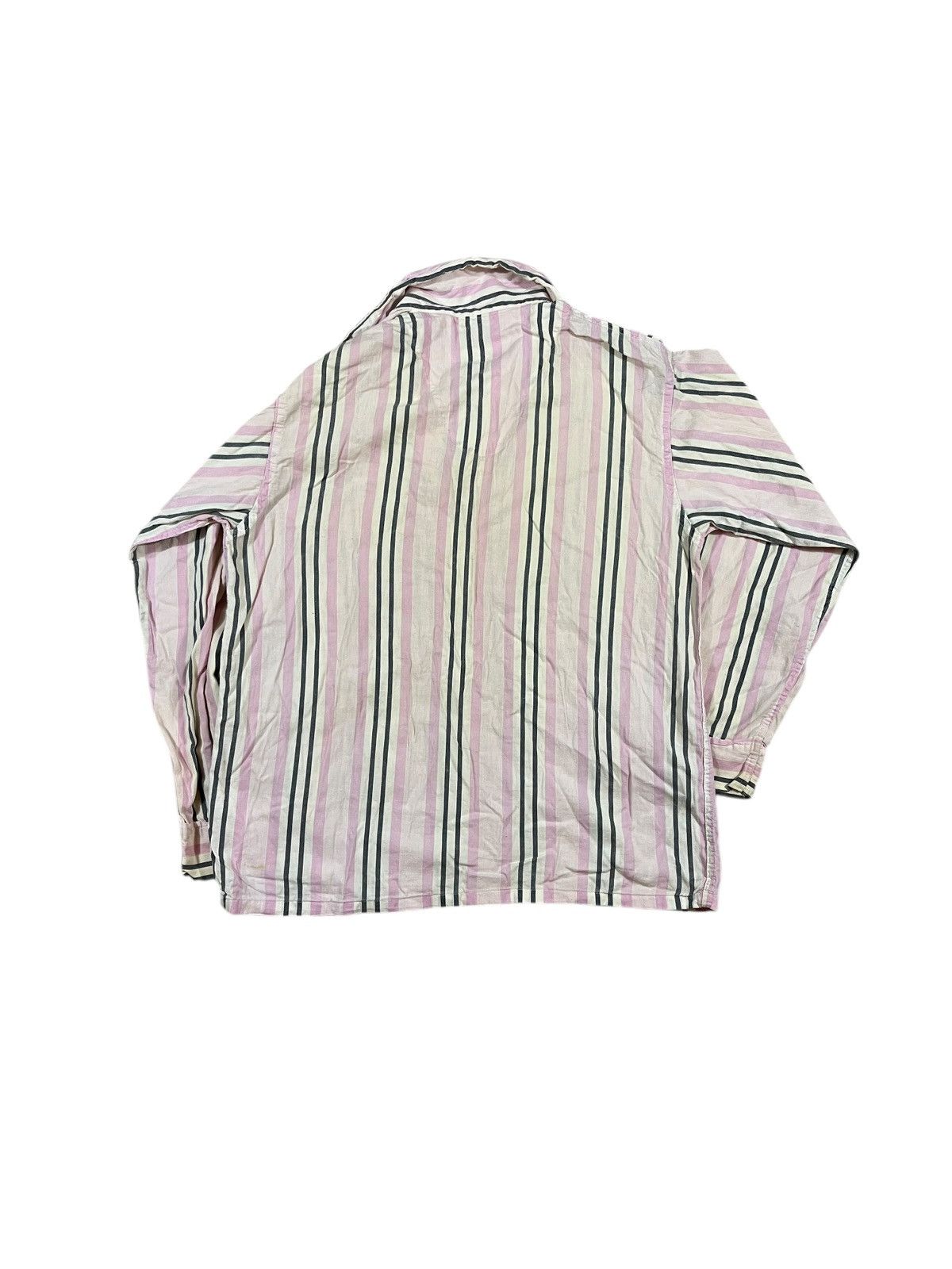 Vintage Vintage 60s Cotton Pajama Flannel Shirt Pink Size S / US 4 / IT 40 - 2 Thumbnail