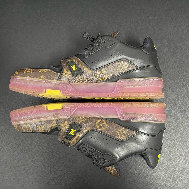 Louis Vuitton Louis Vuitton Trainer Casual Sneakers in Lakers Colors - Size US 8.5 / EU 41-42 - 7 Thumbnail