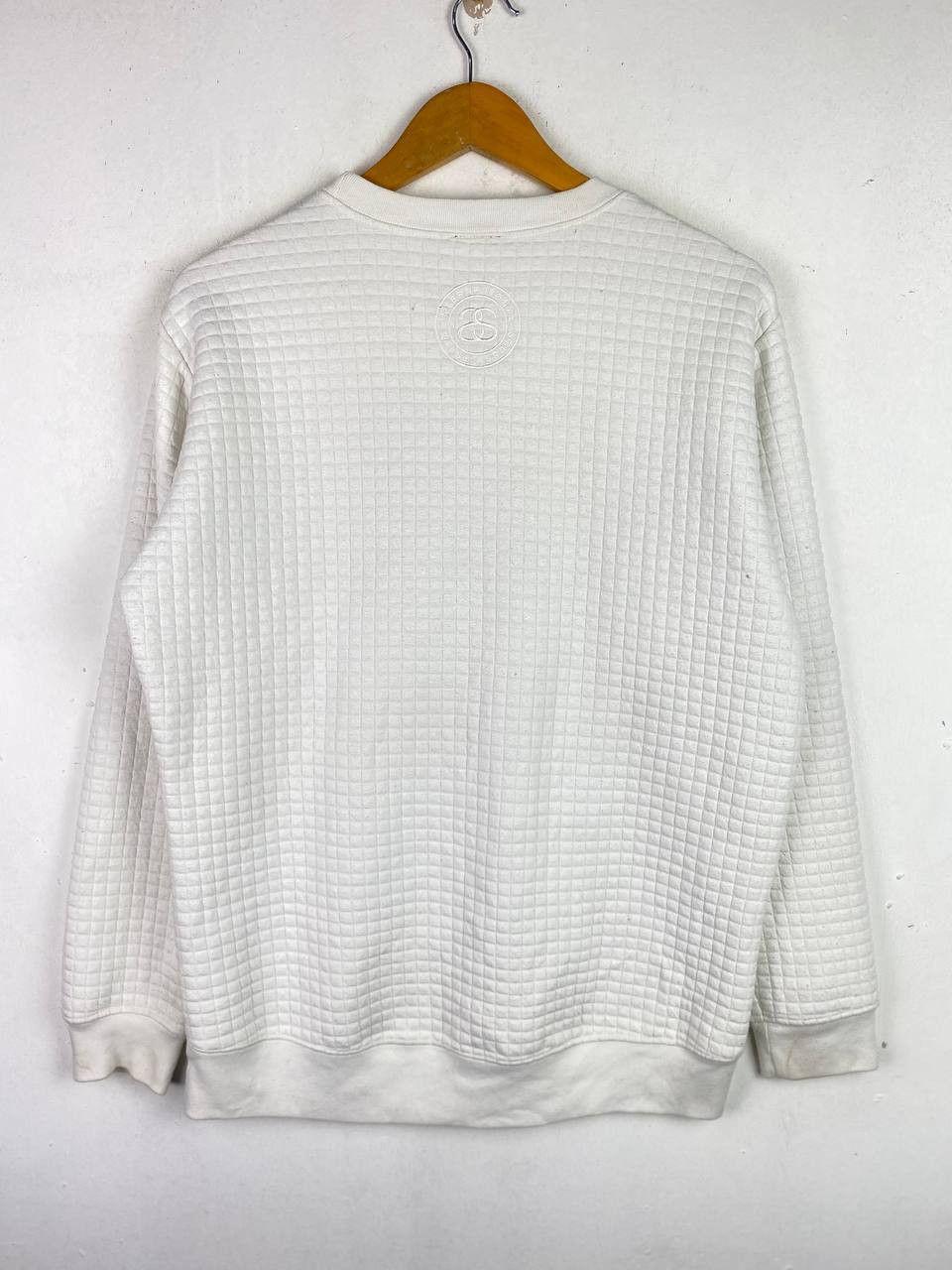 Hypebeast stussy waffle sweatshirt embroided logo nice design Size US L / EU 52-54 / 3 - 10 Thumbnail