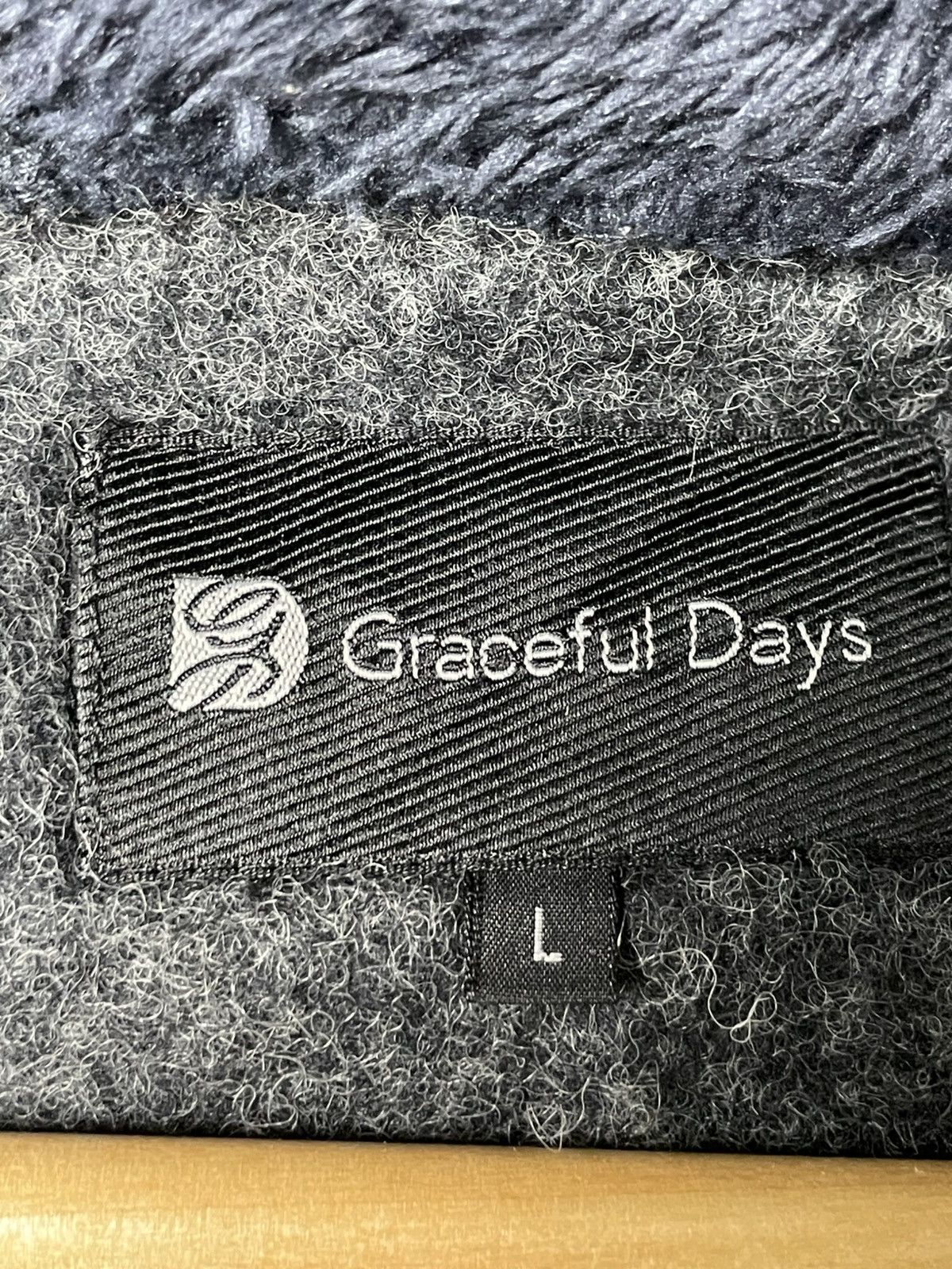 Japanese Brand × Vintage Graceful Days Japanese Hooded Wool Coat (52) Size US L / EU 52-54 / 3 - 9 Thumbnail