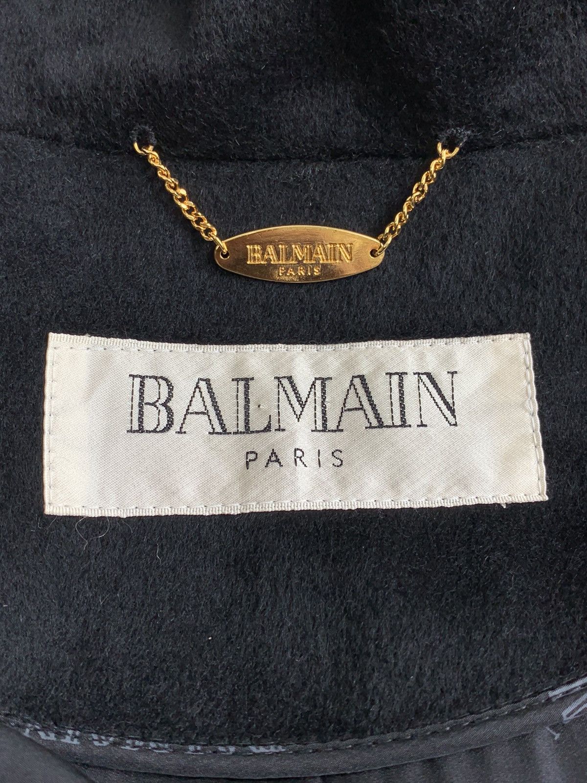 Balmain Balmain Japan Angola Silk Black Longcoat Size US S / EU 44-46 / 1 - 11 Thumbnail