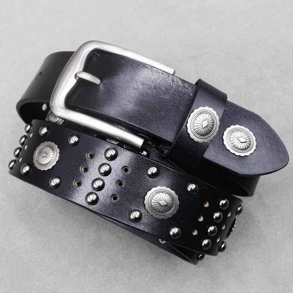 Other Rivets Decorated Hollowing Belt Size ONE SIZE - 2 Thumbnail