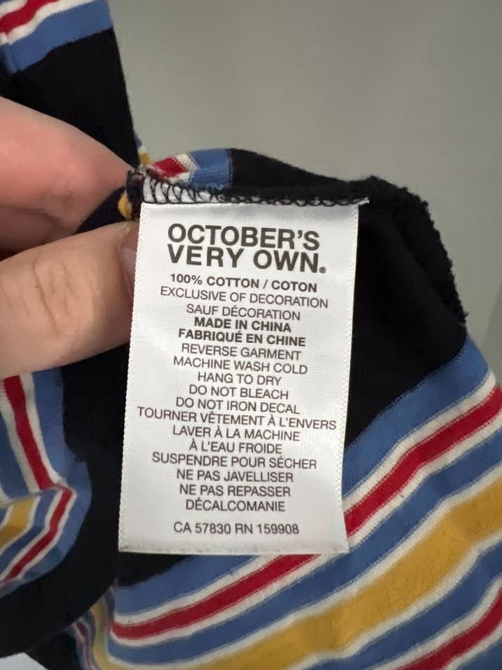 October's Very Own OVO Multi-Stripe T-shirt Size US XL / EU 56 / 4 - 4 Thumbnail