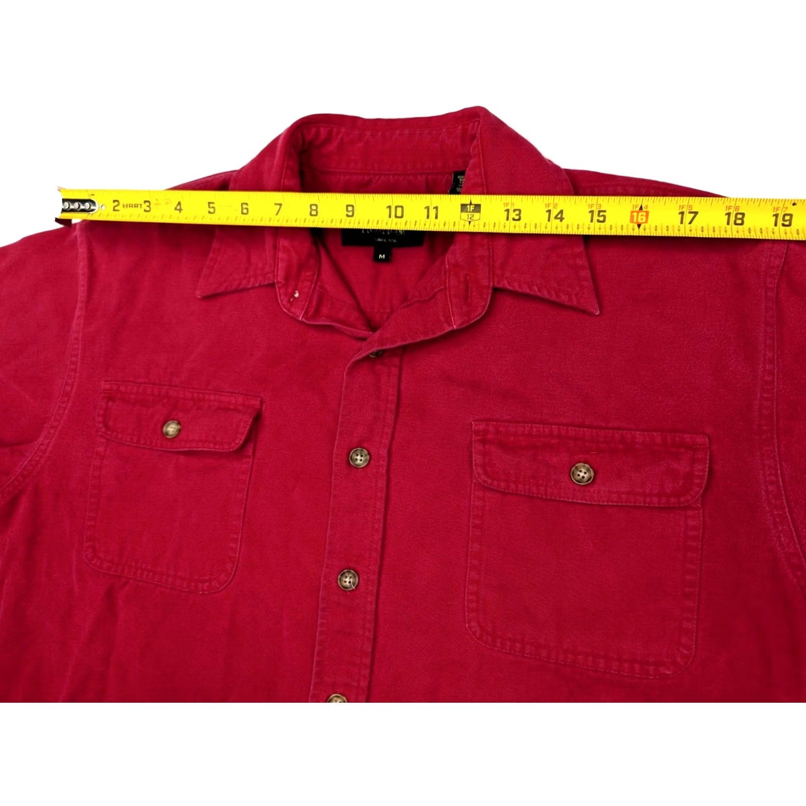 Vintage Vintage RedHead Shirt Adult Medium Red Chamois Flannel Outdoor Button Up Mens Size US M / EU 48-50 / 2 - 4 Thumbnail