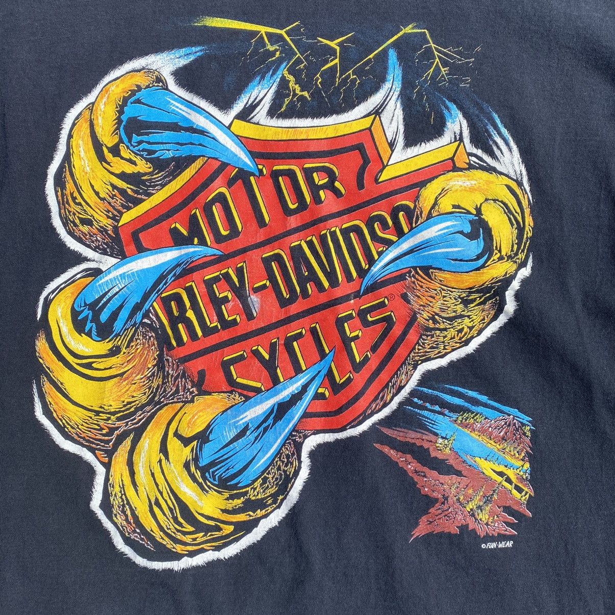 Harley Davidson × Vintage Vintage Harley Davidson Fun Wear Eagle Graphic Size US XL / EU 56 / 4 - 3 Thumbnail