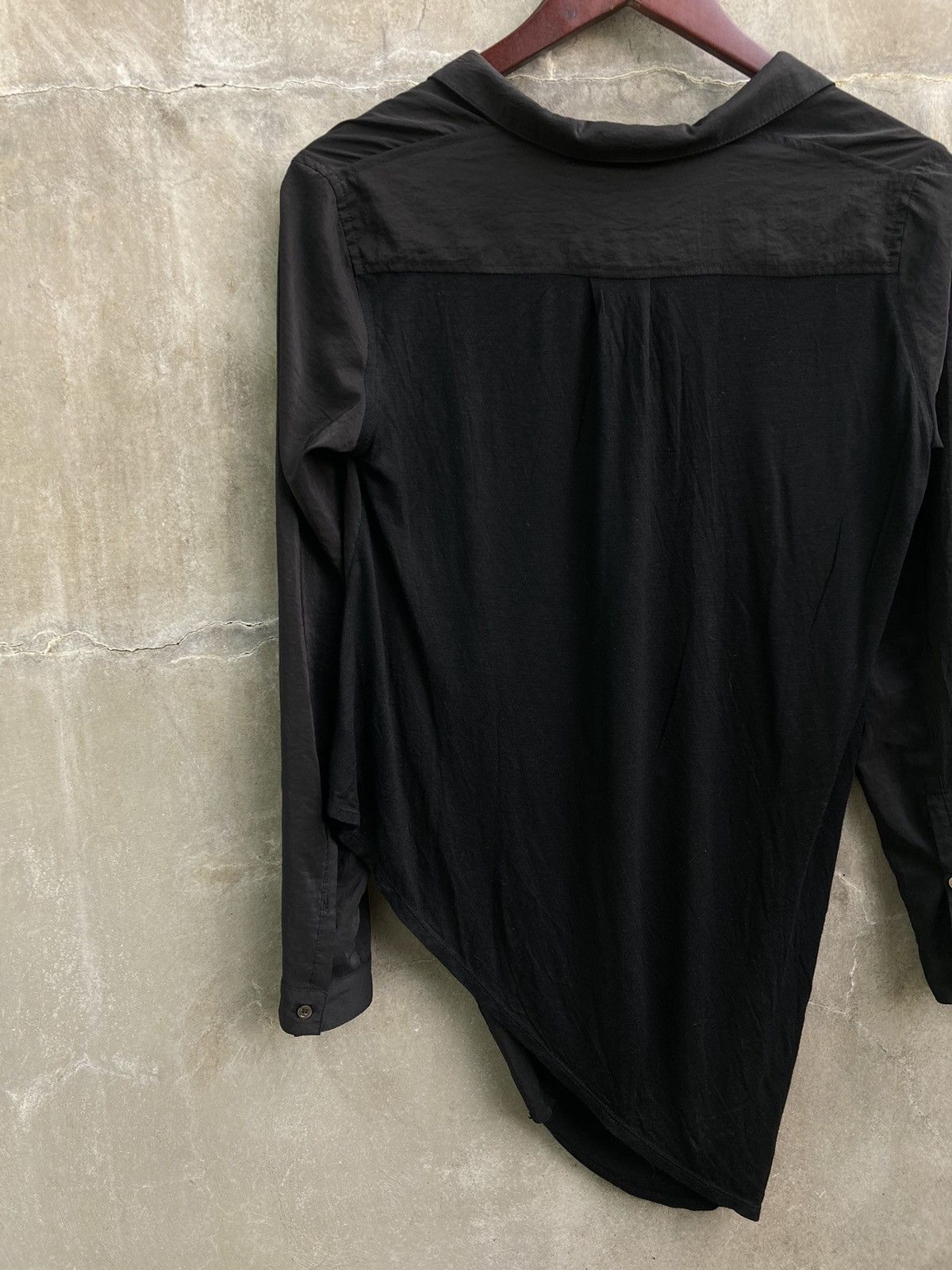 Helmut Lang Asymmetrical Buttoned Mini Dress / Shirt Size S / US 4 / IT 40 - 7 Thumbnail