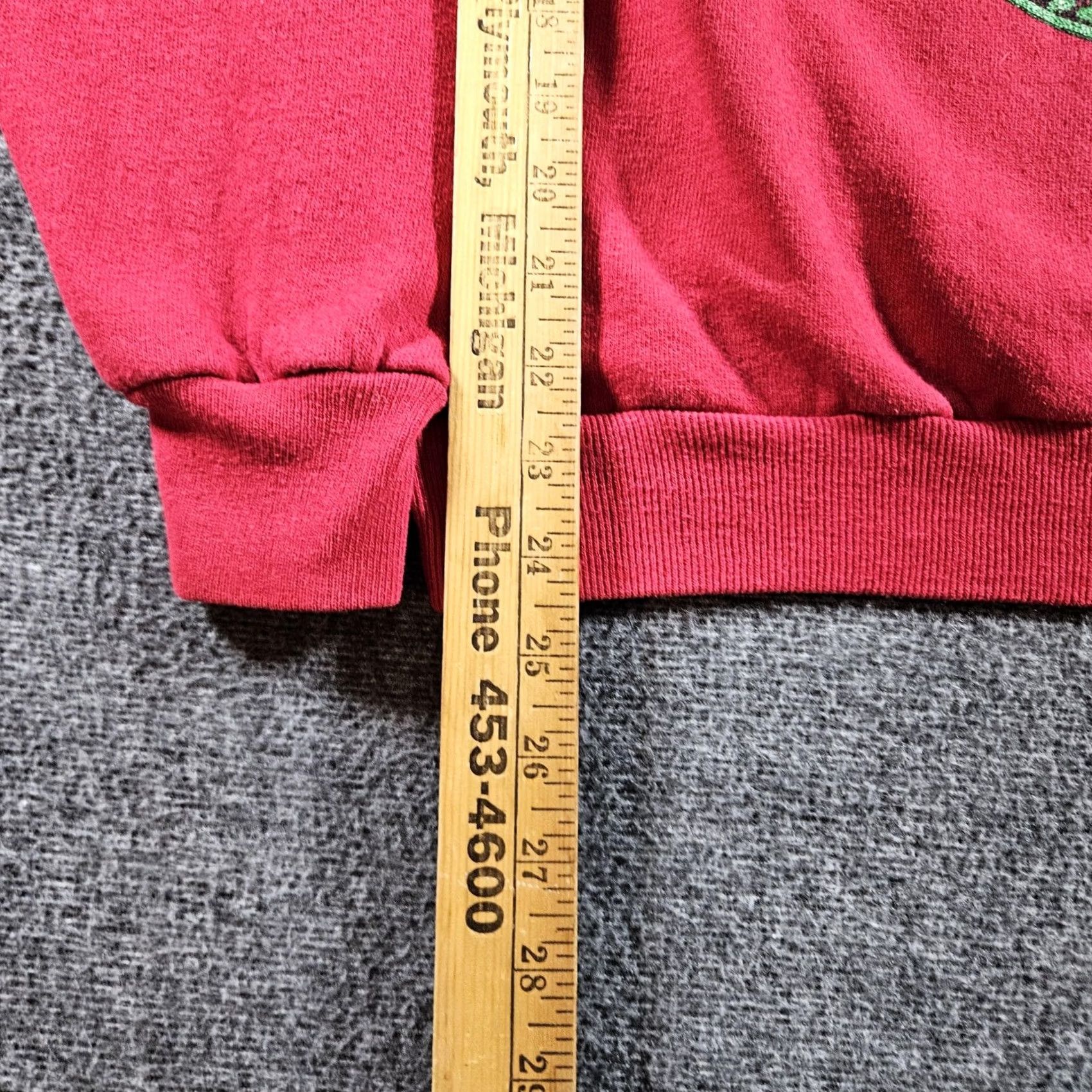 Lee VINTAGE Lee Sweatshirt Mens Large Red Celebrate Jesus Christmas Church USA 1991 Size US L / EU 52-54 / 3 - 6 Thumbnail