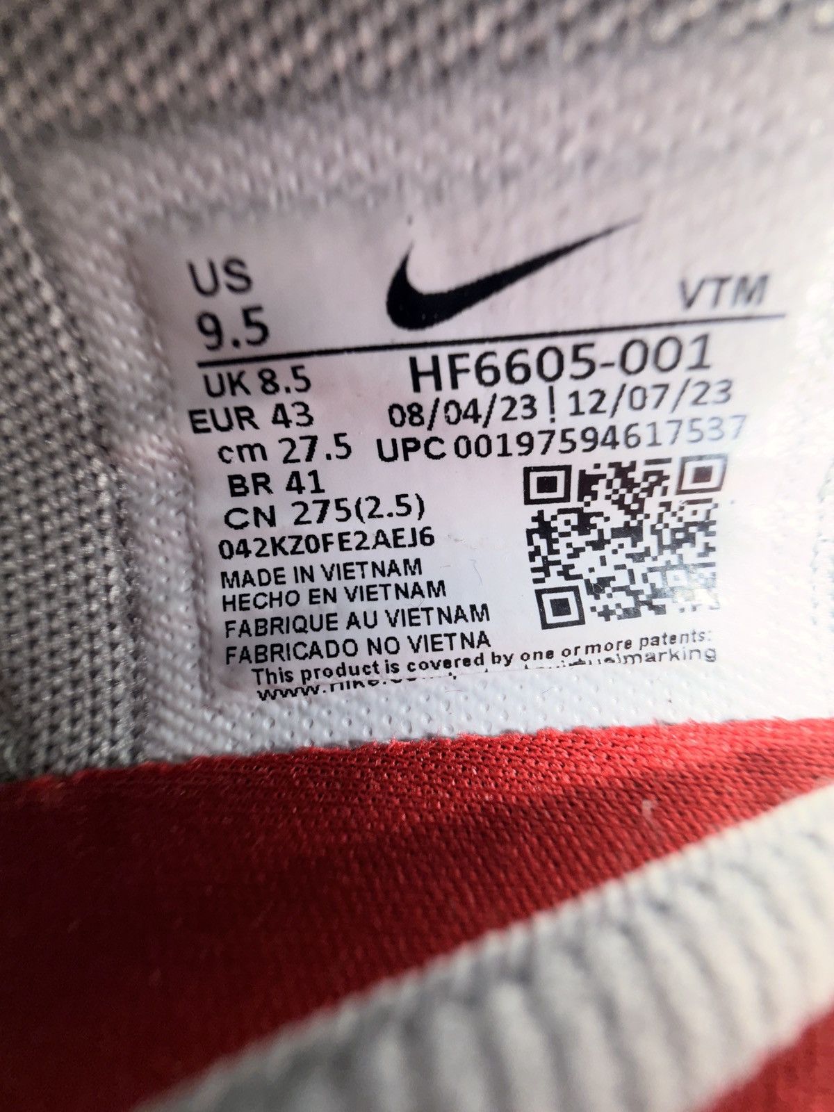 Nike × Supreme GOAT Nike x Supreme- Air Max Silver Bullet F&F- 9.5M Size US 9.5 / EU 42-43 - 5 Thumbnail