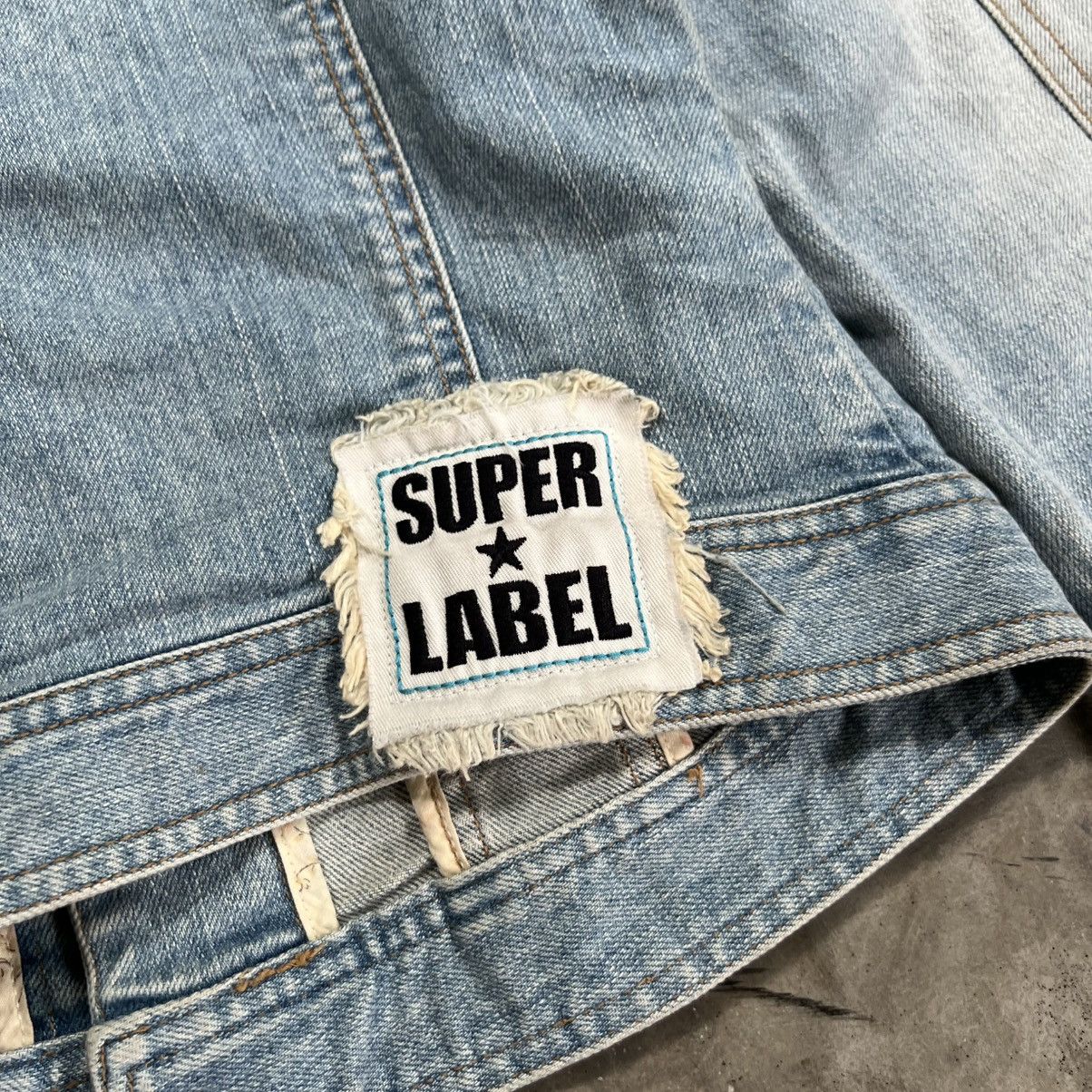 Hysteric Glamour 2000s Angle Blue Super Label Denim Jacket Size US XS / EU 42 / 0 - 5 Thumbnail