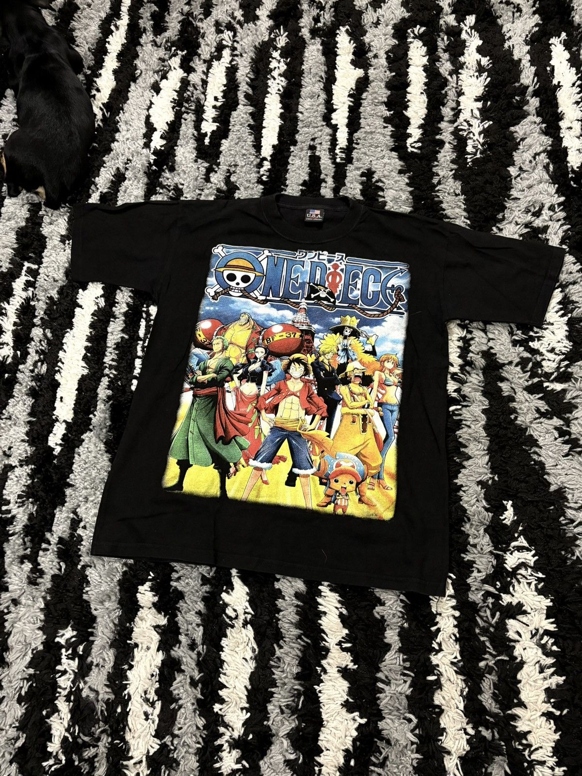 Anime One piece anime big graphic rare t-shirt vintage style y2k Size US L / EU 52-54 / 3 - 1 Thumbnail