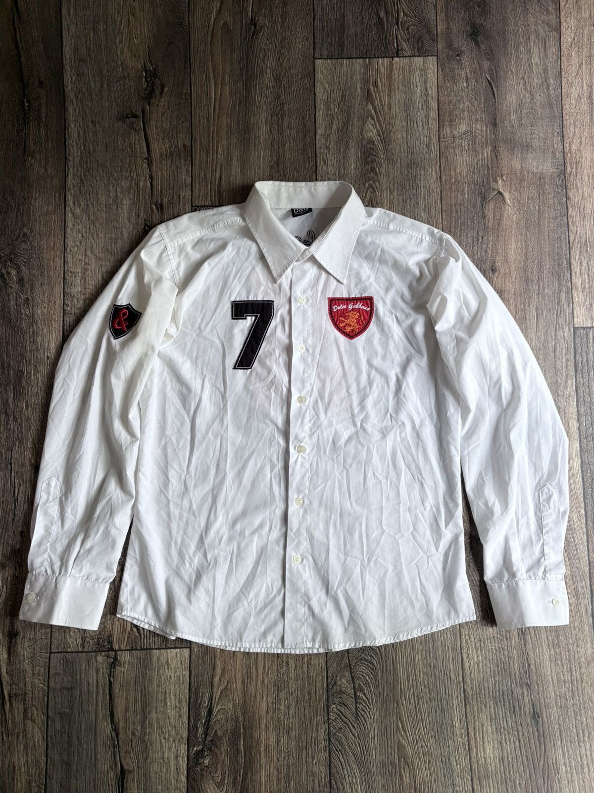 Dolce & Gabbana Vintage White Shirt Button Up