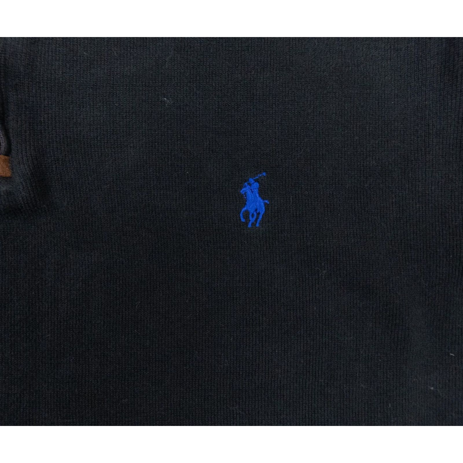 Polo Ralph Lauren Polo Ralph Lauren Sweater Mens XL Black 1/4 Zip Pullover Preppy Size US XL / EU 56 / 4 - 3 Thumbnail