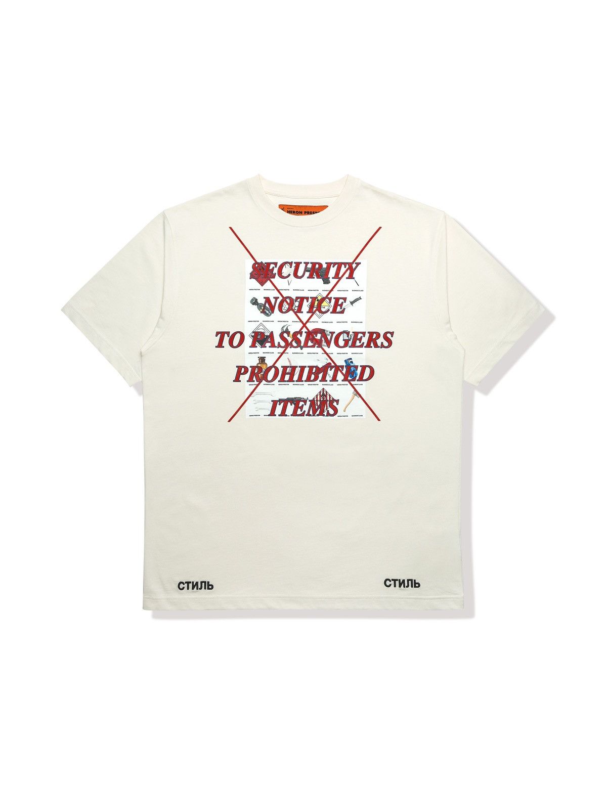 Heron Preston Airborne Capsule Col HBX Exclusive Prohibited Items Shirt Size US L / EU 52-54 / 3 - 1 Thumbnail