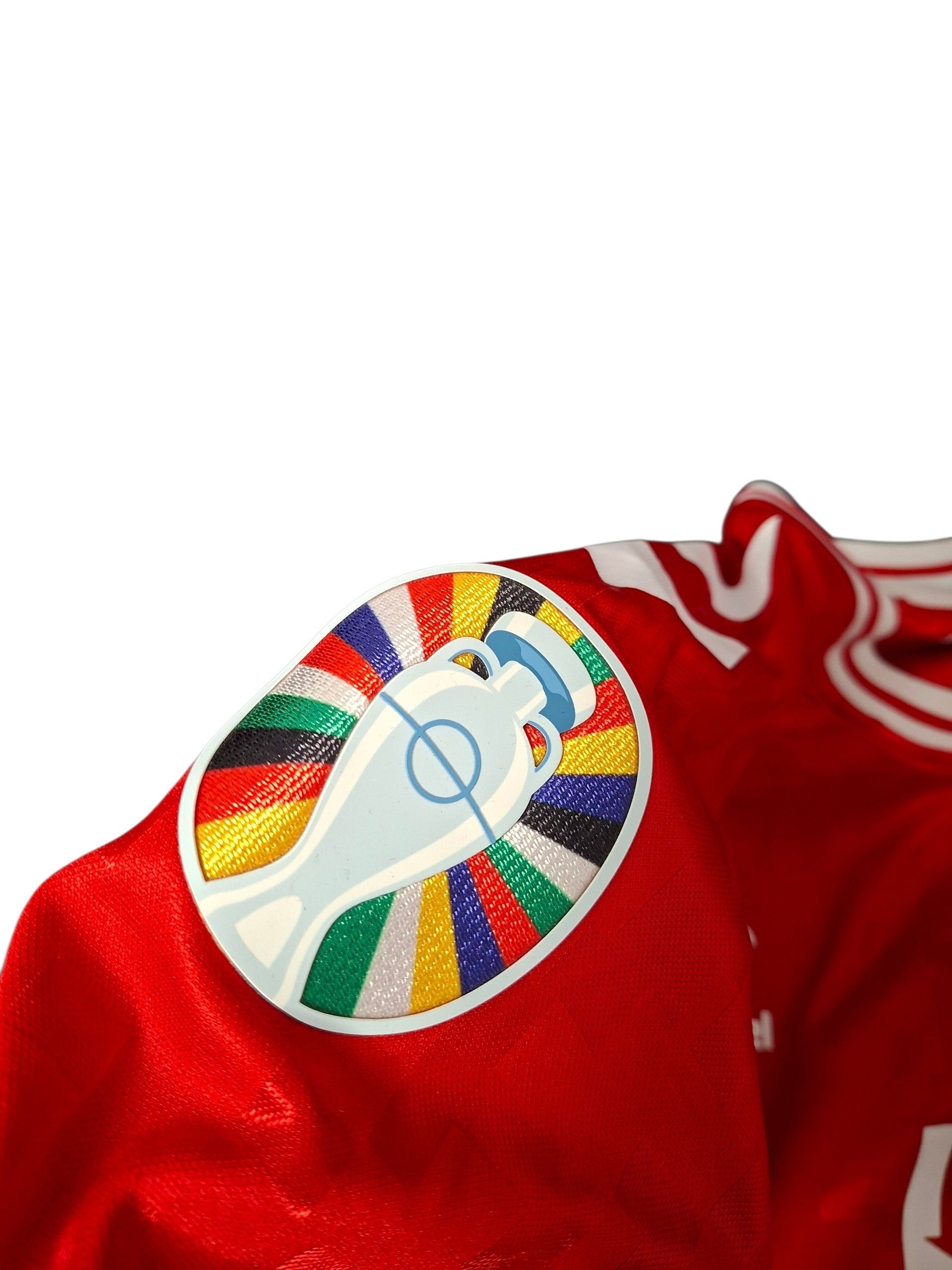 Hummel KJAER DENMARK HUMMEL VINTAGE EURO 2024 SOCCER JERSEY Size US XXL / EU 58 / 5 - 7 Thumbnail