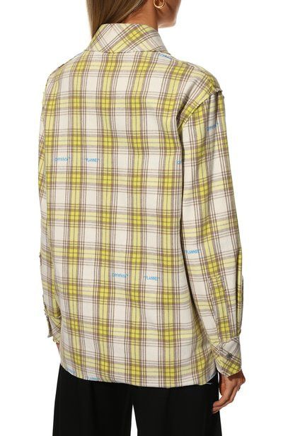 Off-White o1y1225 Logo Patterned Shirt in Multicolor Size XS / US 0-2 / IT 36-38 - 3 Thumbnail