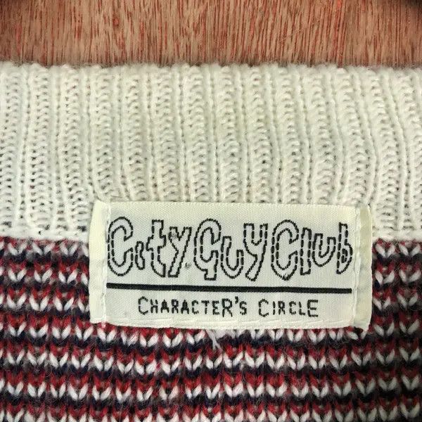 Anime CityGuy Club vintage japan Knitwear Sweatshirt #c167DLL Size US S / EU 44-46 / 1 - 10 Thumbnail