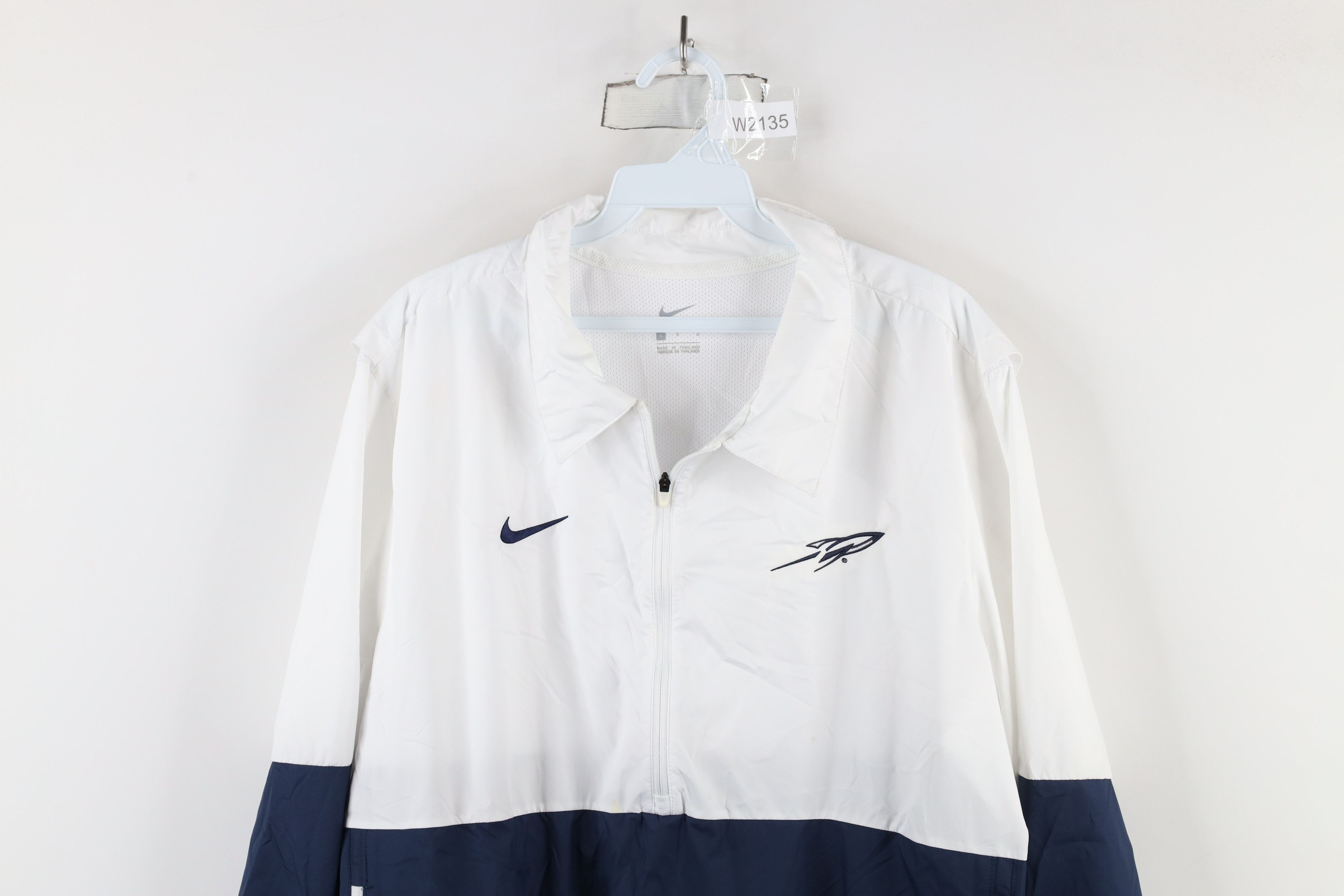 Nike × Vintage Nike University of Football Pullover Windbreaker Jacket Size ONE SIZE - 2 Thumbnail