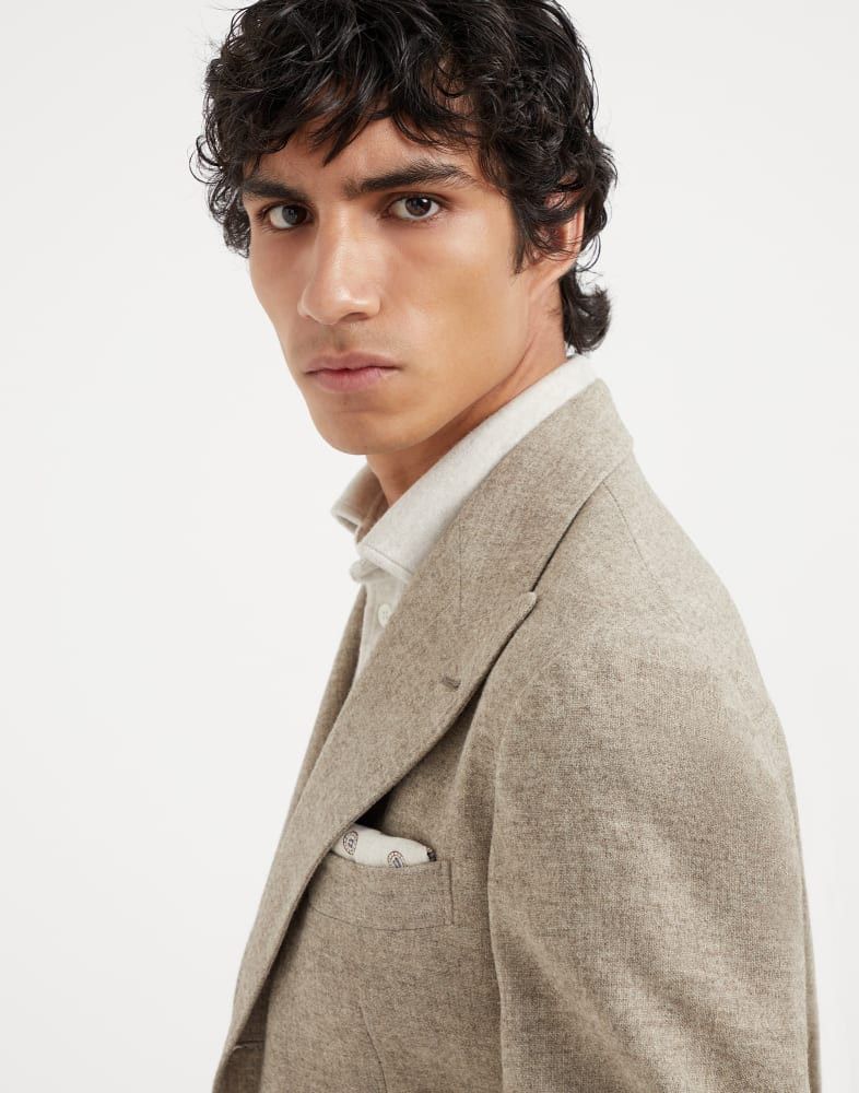 Brunello Cucinelli o1w1db10925 Suit-Type Jacket in Grey Size US L / EU 52-54 / 3 - 2 Thumbnail