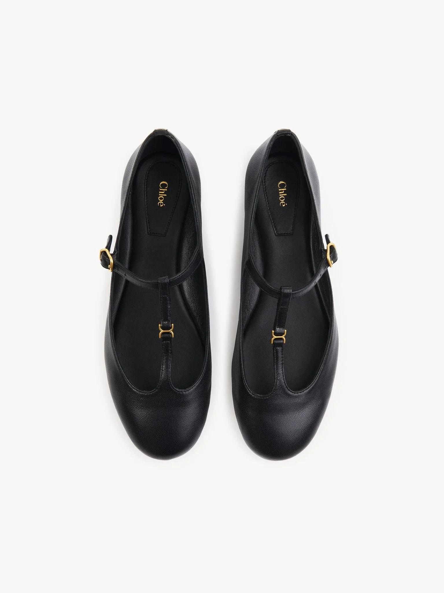 Chloe o1loc1c0226 Marcie Ballerina Flats in Black Size US 7 / IT 37 - 4 Thumbnail