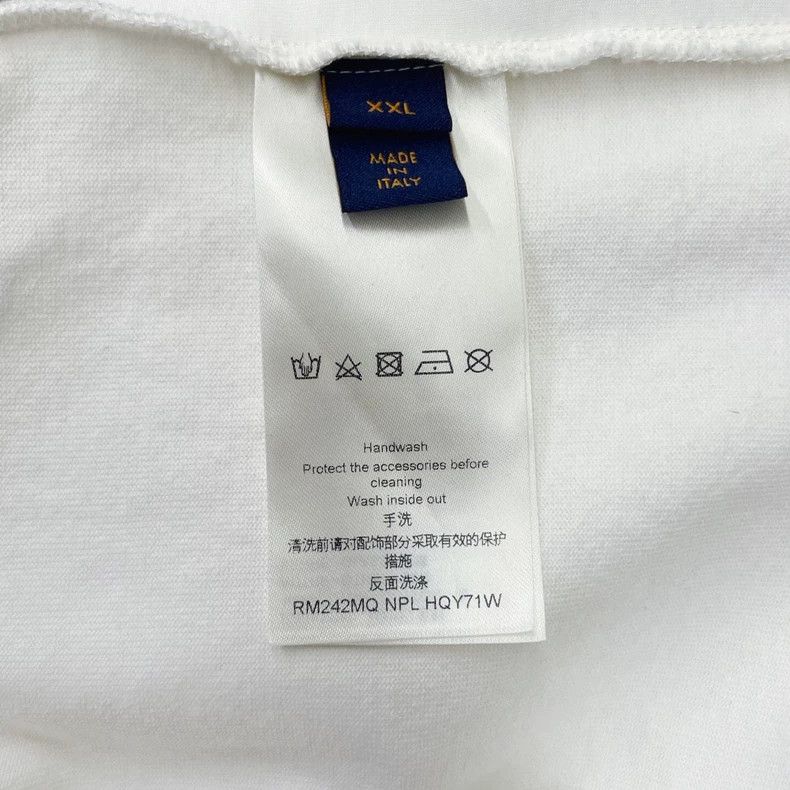 Louis Vuitton Louis Vuitton Letter Pearl Embroidered Crew Neck Casual Sho Size US XXL / EU 58 / 5 - 6 Thumbnail