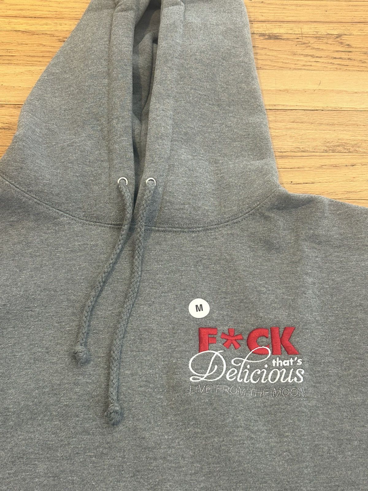 Rare Fuck that’s Delicious Live From The Moon Hoodie Medium