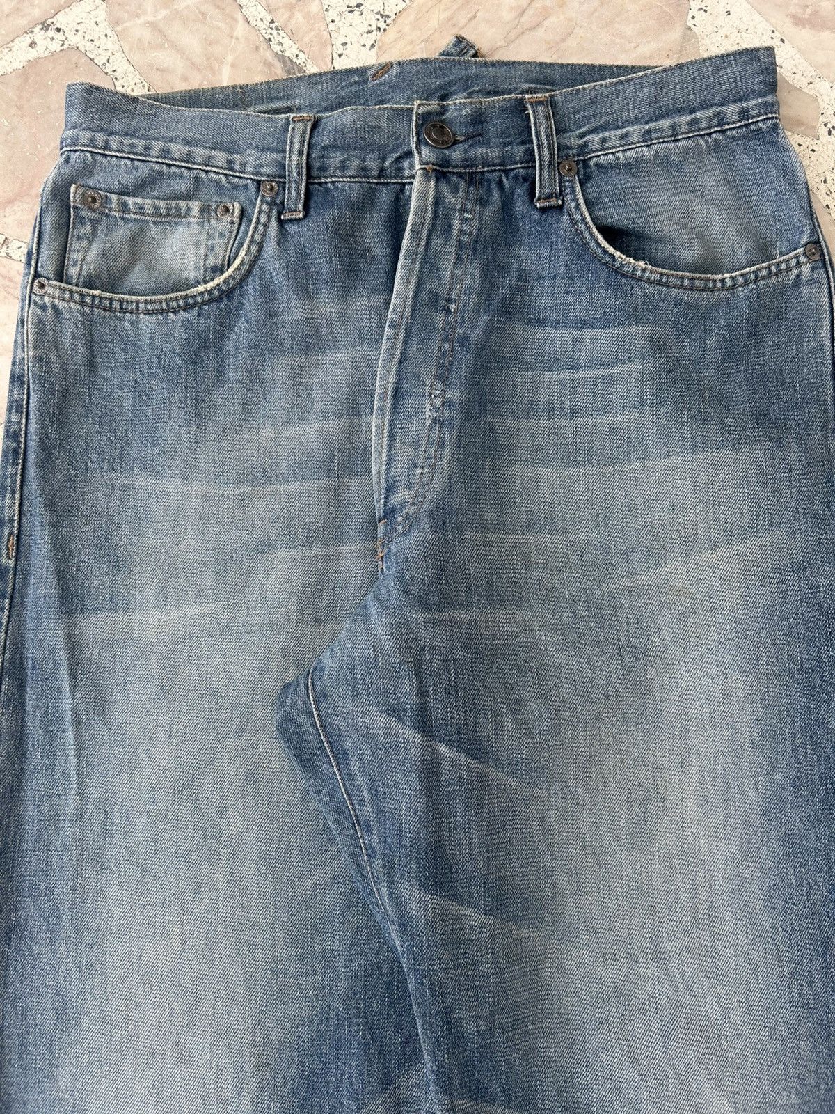 Gucci Gucci Straight Cut Buckle Back Vintage Denim Trousers Size US 30 / EU 46 - 4 Thumbnail