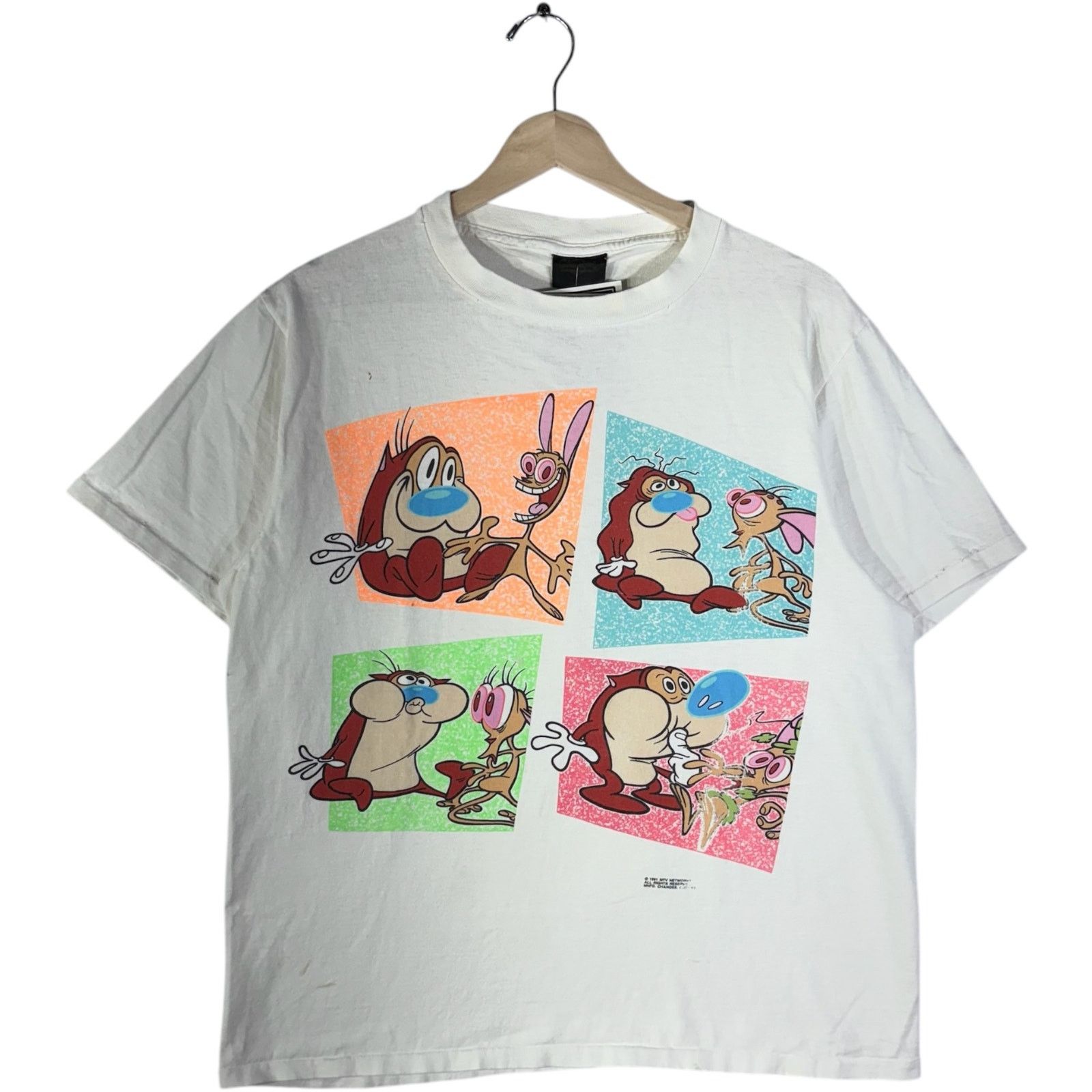 Changes Vintage Ren & Stimpy Cartoon Tee 90s Large Size US L / EU 52-54 / 3 - 1 Thumbnail