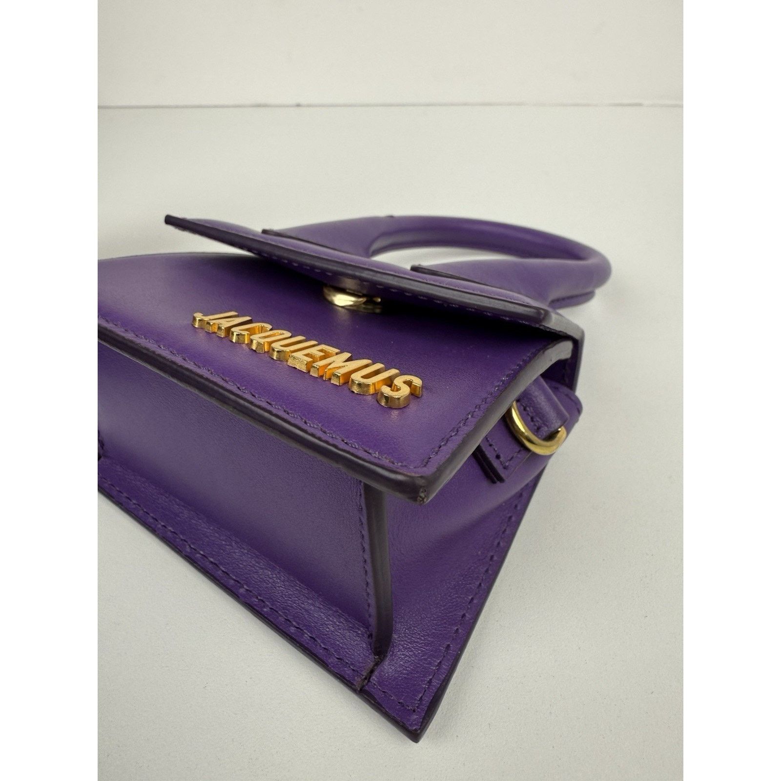 Jacquemus Jacquemus Le Chiquito Top-handle Mini Bag in Purple Size ONE SIZE - 7 Thumbnail