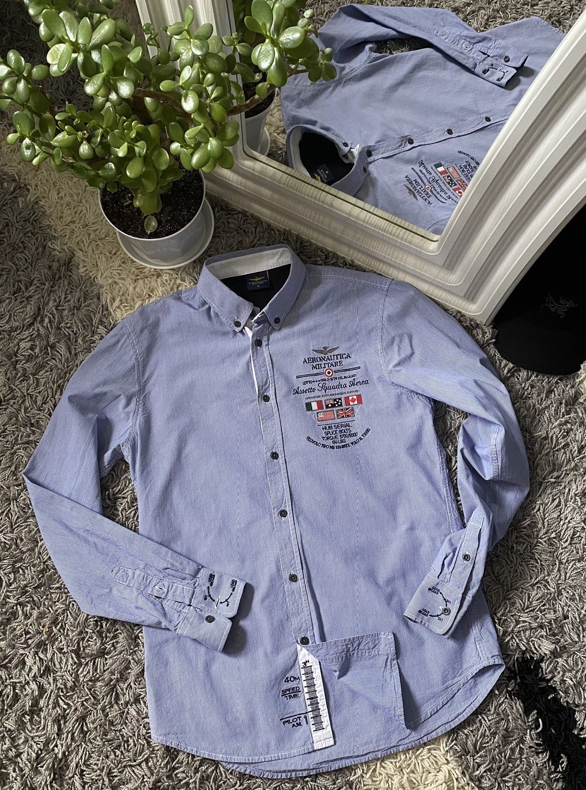 Aeronautica Militare Aeronautica Militare pilot shirt button down Size US L / EU 52-54 / 3 - 2 Thumbnail