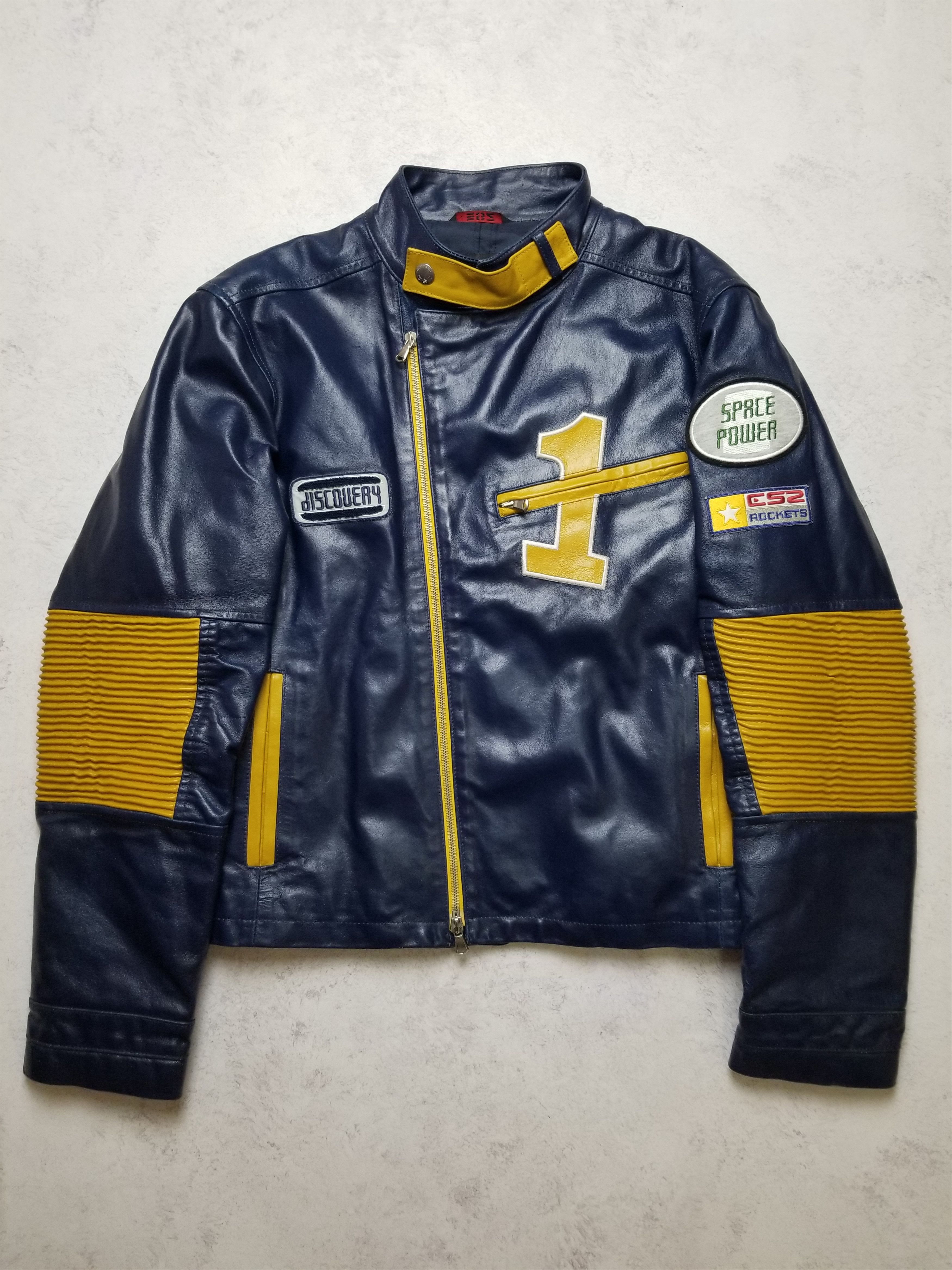 Other Y2K Essenza Vera Pelle Leather Motobiker Jacket Unisex Size US M / EU 48-50 / 2 - 2 Thumbnail