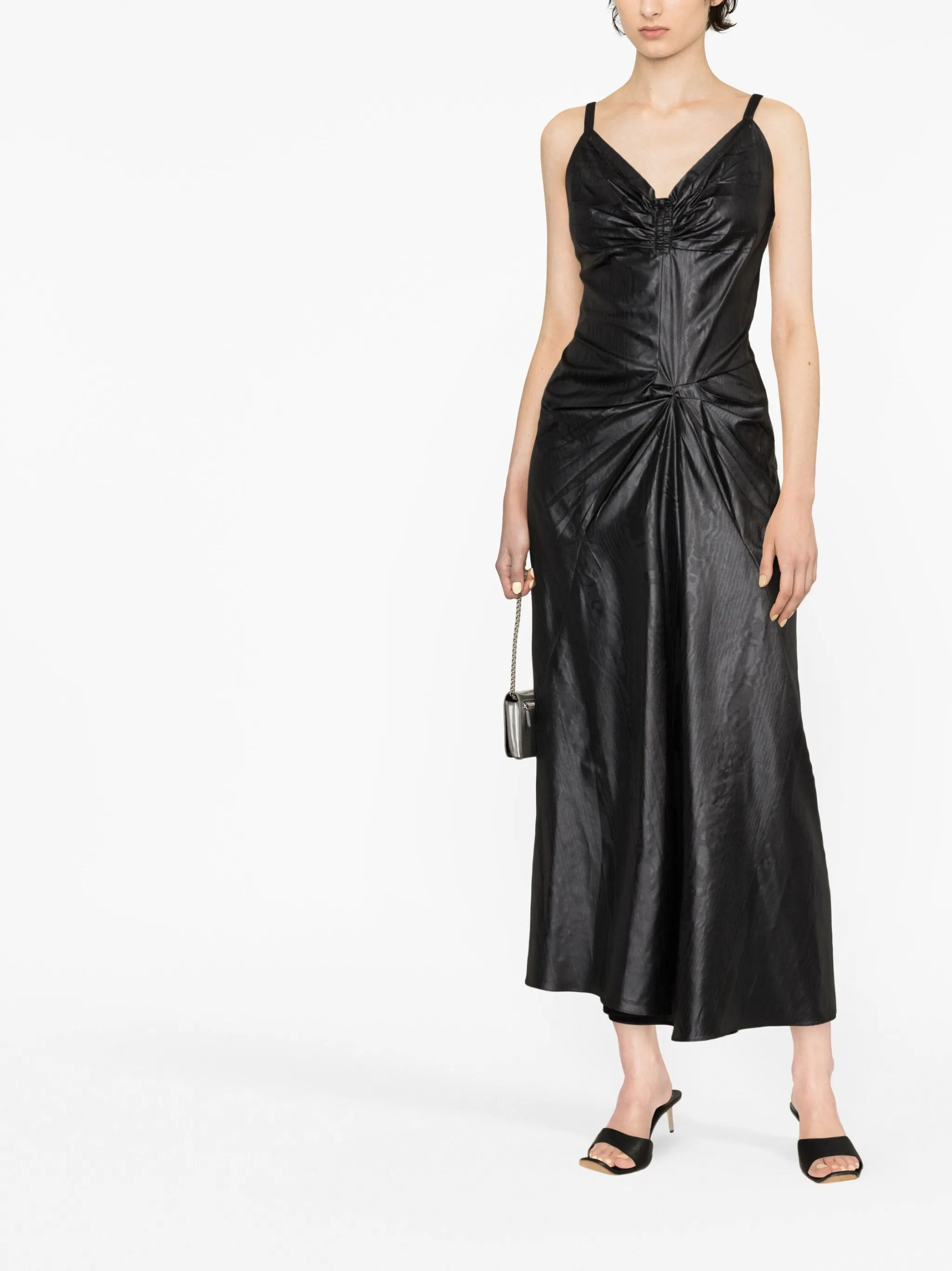 Maison Margiela o1y0625 Gown Dress in Black Size M / US 6-8 / IT 42-44 - 4 Thumbnail