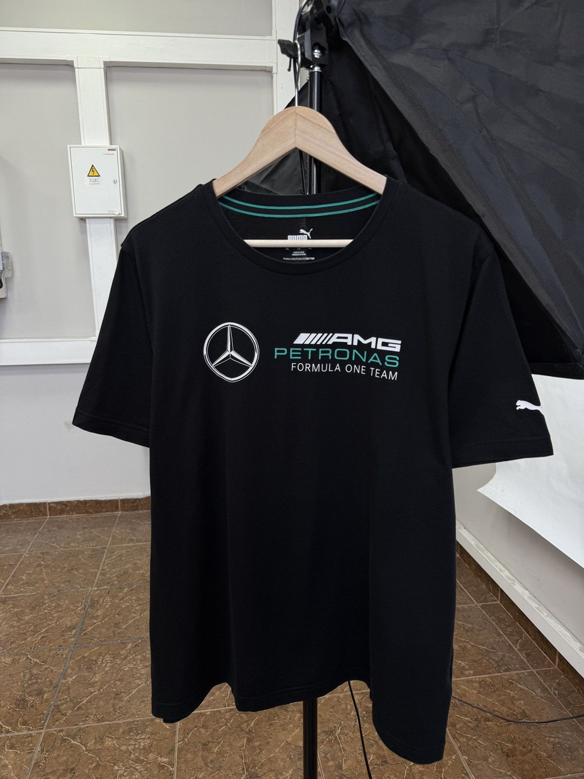 Mercedes-Benz × Puma Y2K Puma Mercedes AMG Petronas Formula One Team T-Shirt Size US XL / EU 56 / 4 - 1 Thumbnail