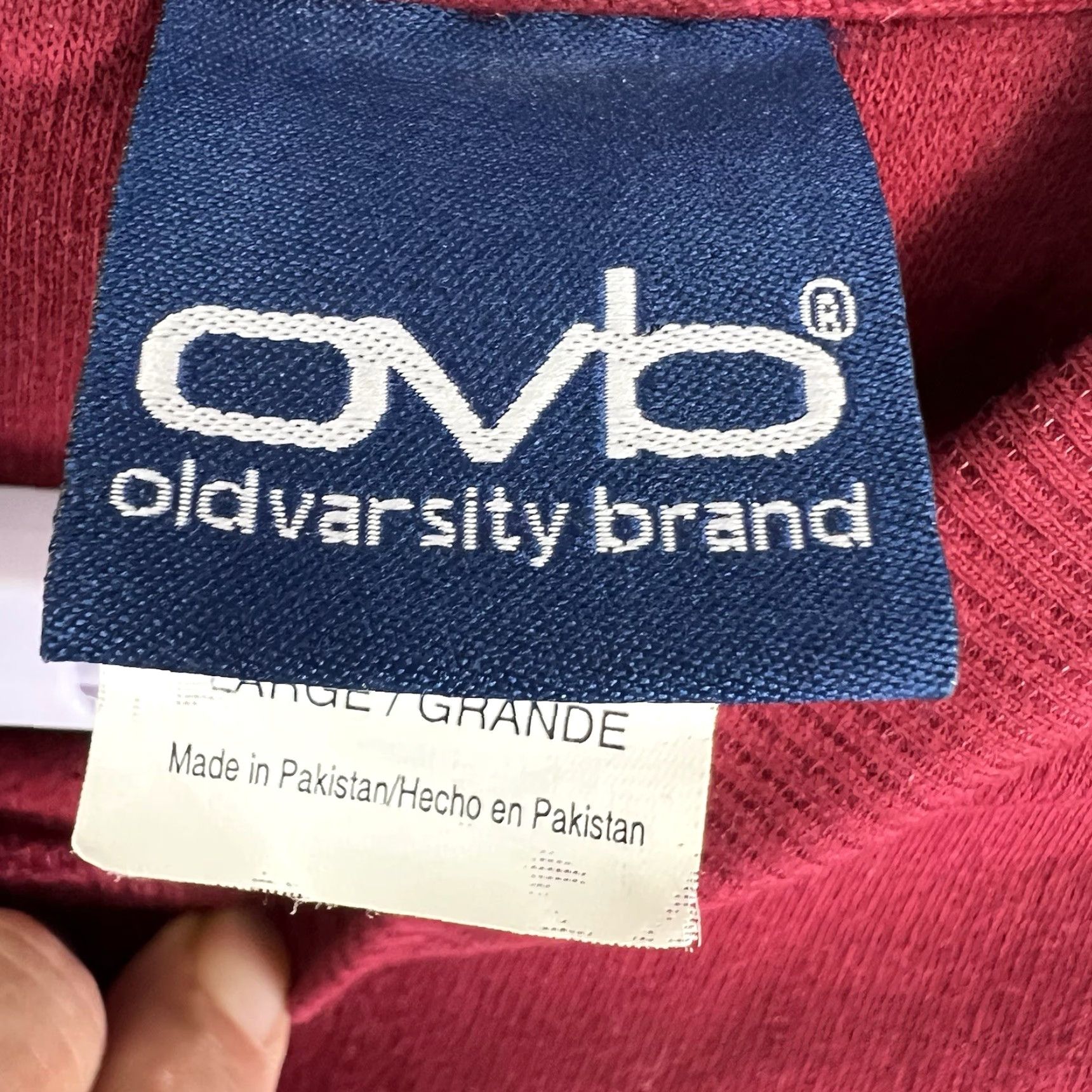 Vintage Vintage Oklahoma University Embroidered Sweatshirt Mens XL Red OVB Tag Old Varsity Brand Sweatshirt University Clothing Size US XL / EU 56 / 4 - 6 Thumbnail