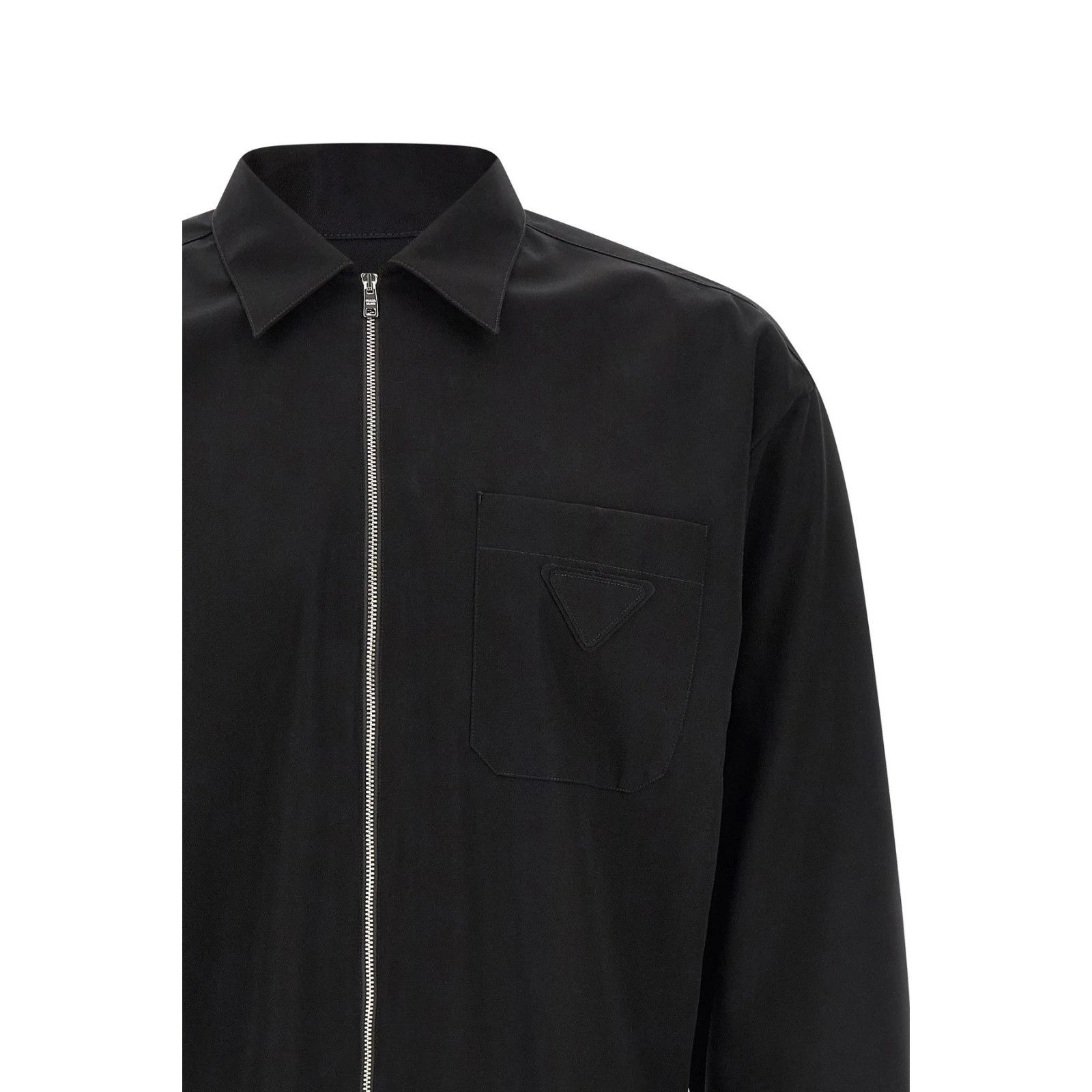 Prada PRADA Black Cotton Shirt New & Authentic (Men's size:M;) Size US M / EU 48-50 / 2 - 3 Thumbnail